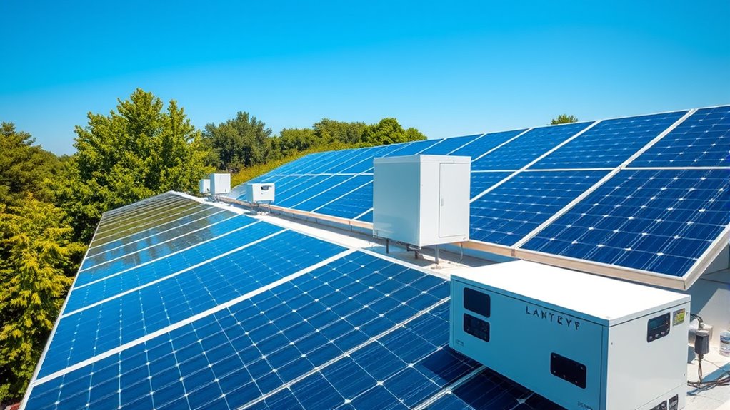 integrate rooftop solar batteries