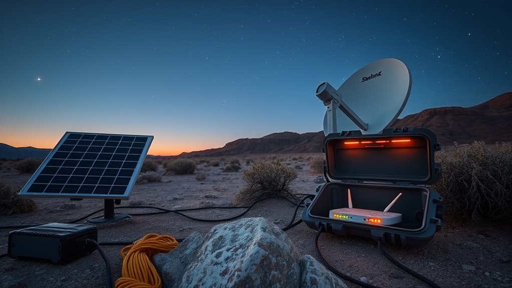 satellite internet power optimization