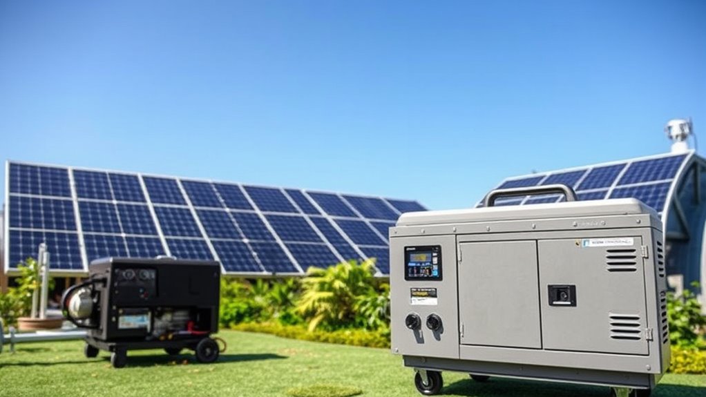 solar backup grid connection