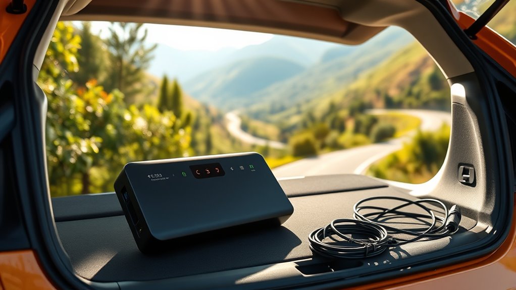 solar compatible portable ev charger