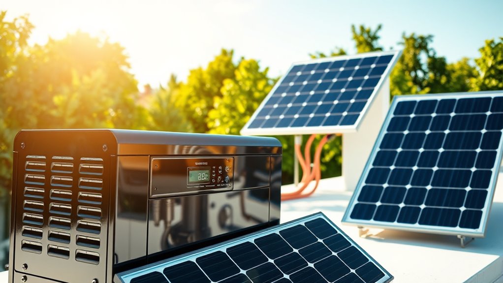 solar grid batteries backup