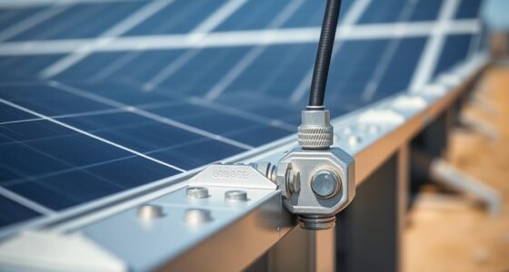 solar grounding equipment connections