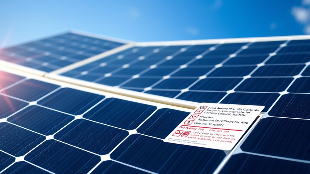 solar panel fire safety