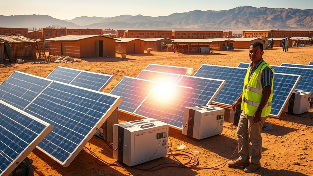 solar power aids disaster recovery