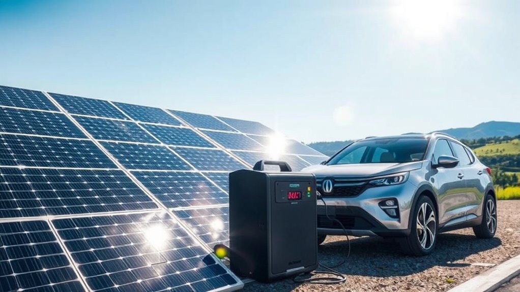solar power ev charging
