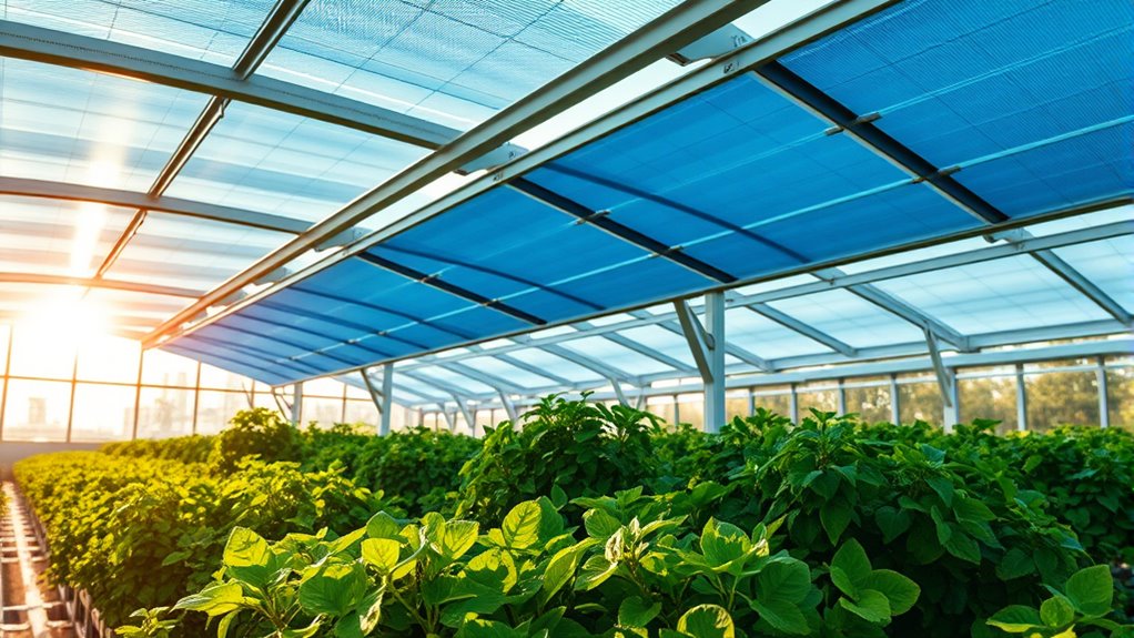solar powered greenhouse climate control
