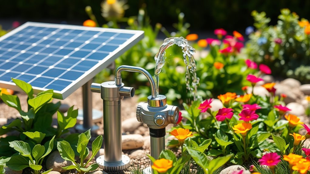 solar powered water conservation benefits