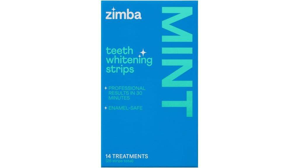 14 day mint whitening strips