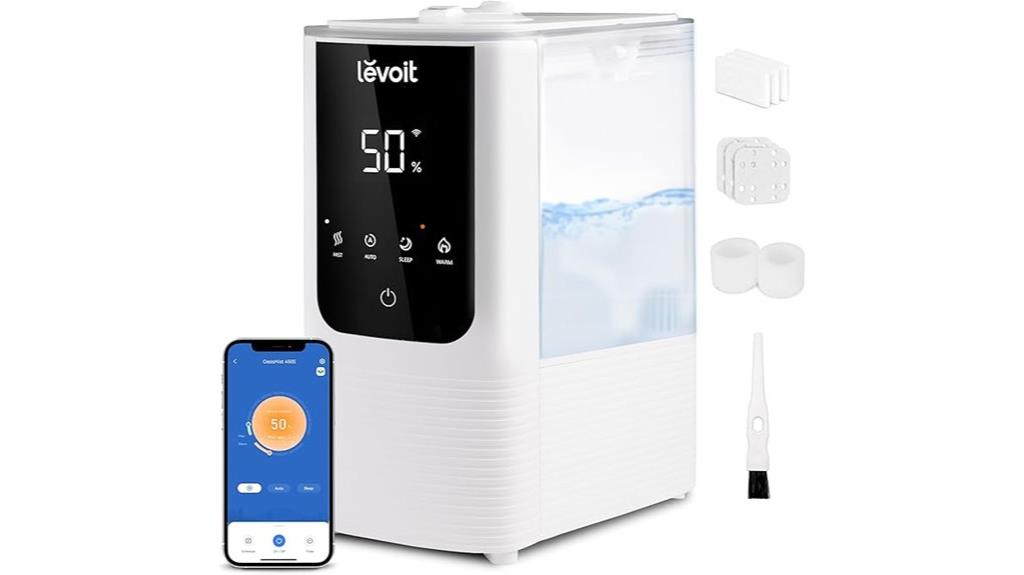 bedroom humidifier with oils