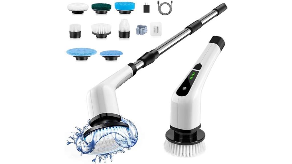 cordless electric scrubbing tool