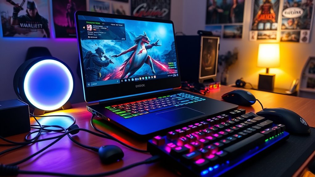 key gaming laptop features