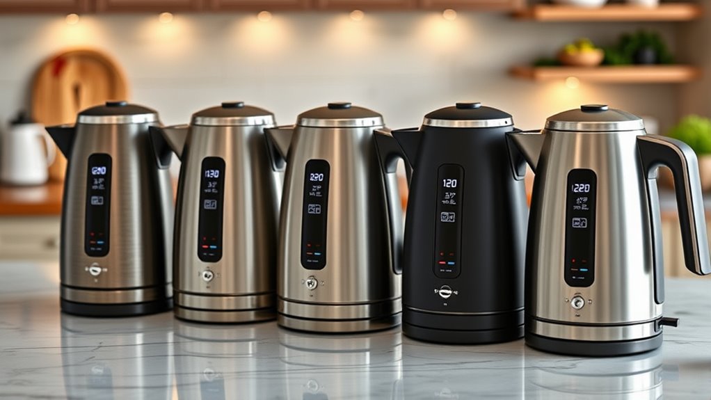 top electric kettles with temperature control