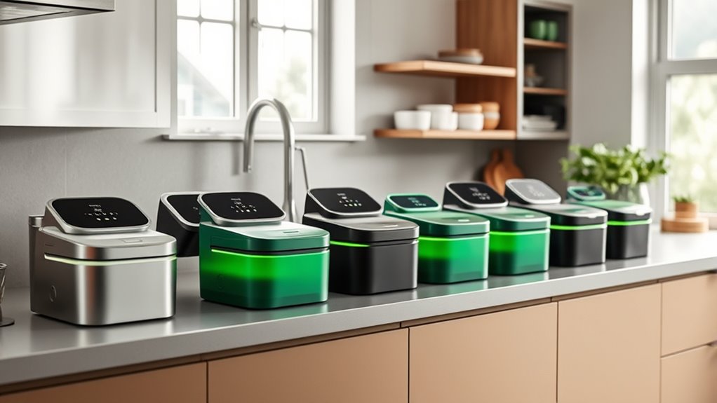 top electric kitchen compost bins