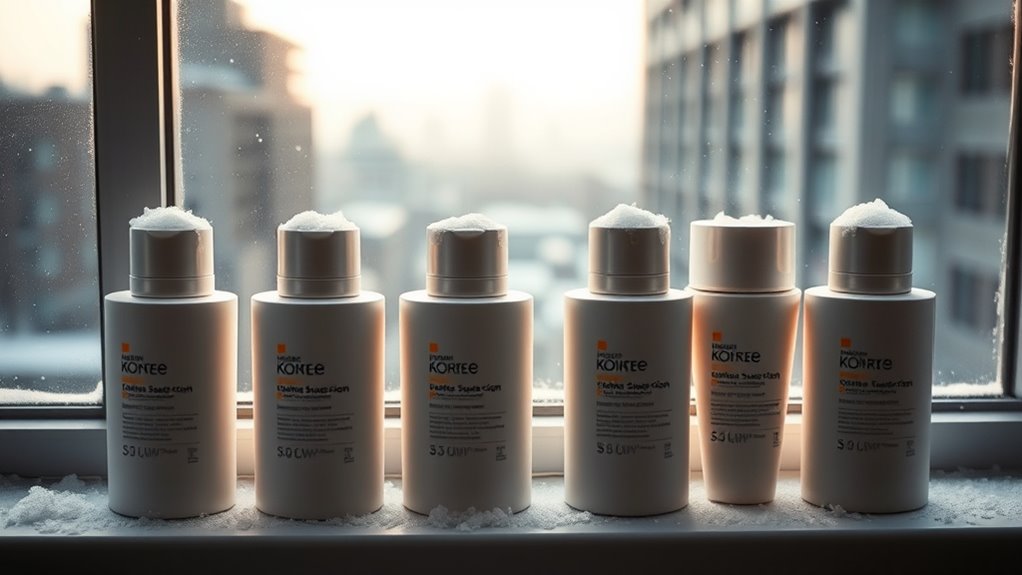 winter korean sunscreen options