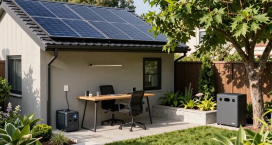 backyard office power planning