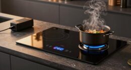 battery powered induction cooking challenges