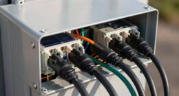 consolidates solar circuit connections