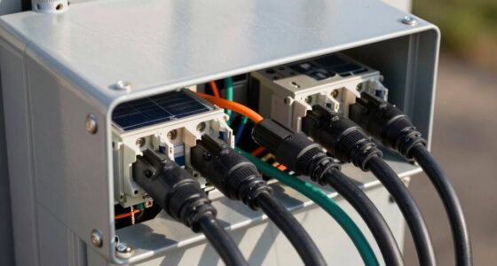 consolidates solar circuit connections