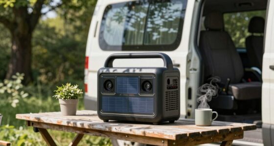 convenient solar powered van life