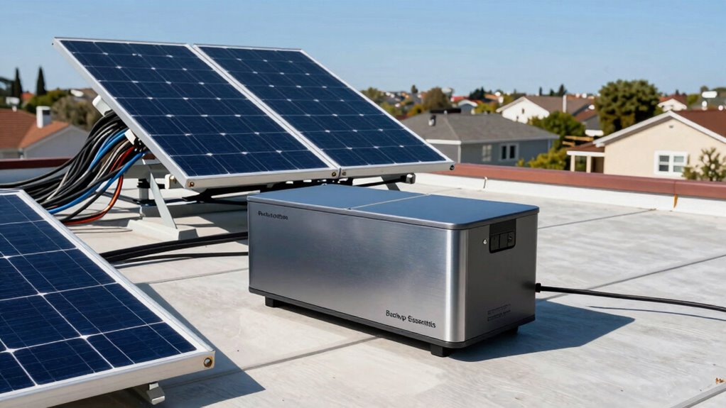 efficient simple solar backup