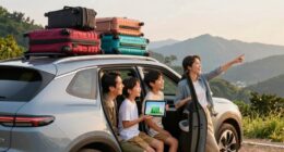 family trips boost battery sales