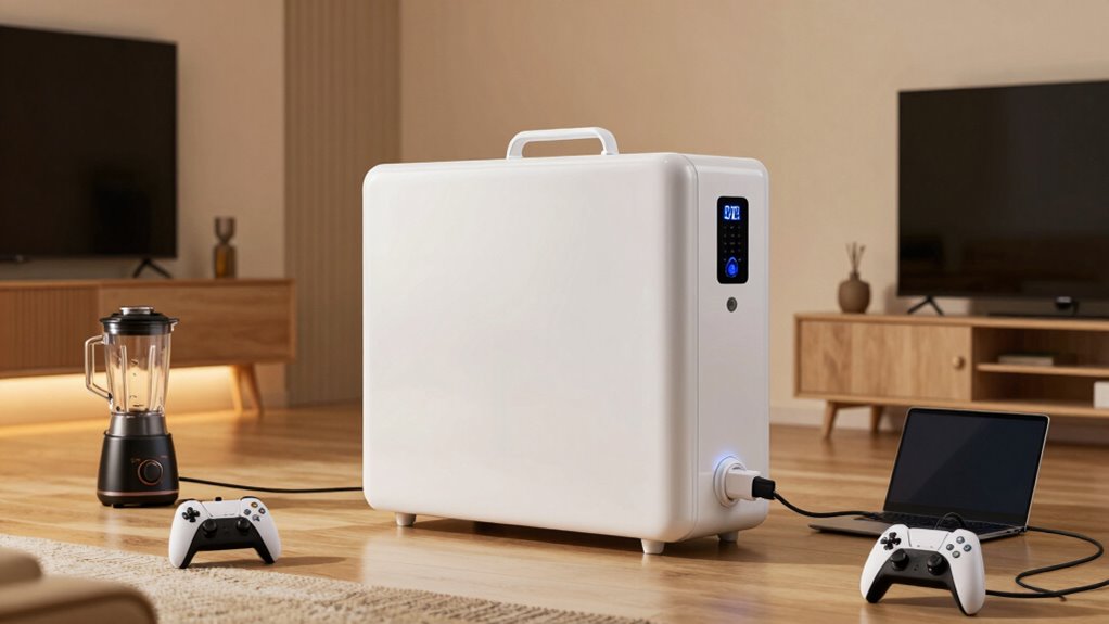 large battery many appliances