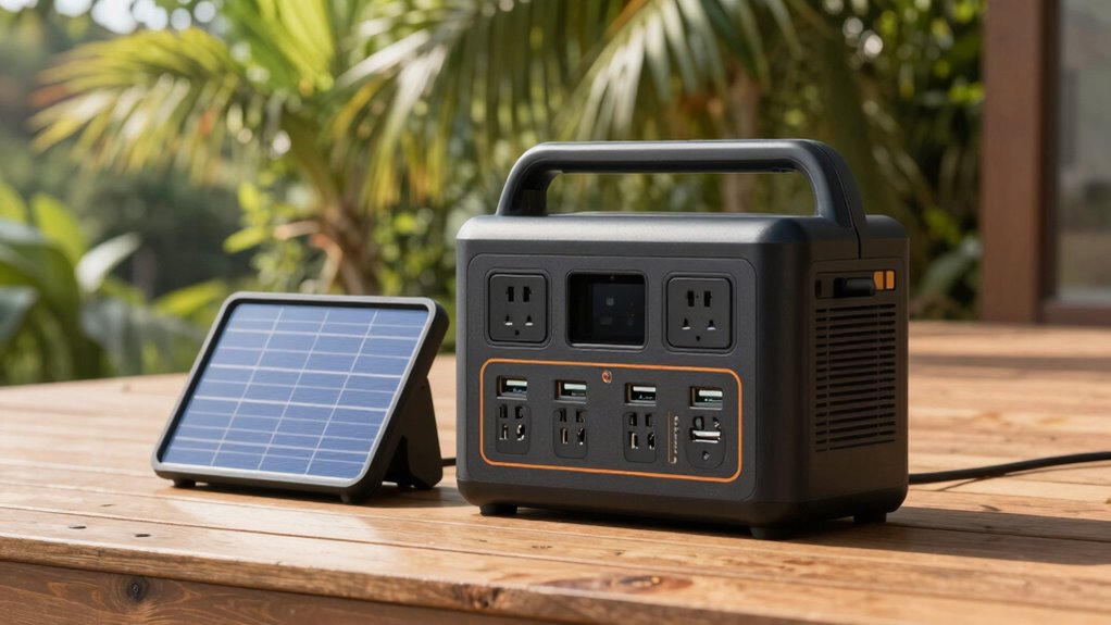 limited solar charging capabilities
