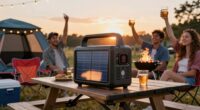 portable high capacity solar generator
