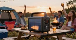 portable high capacity solar generator