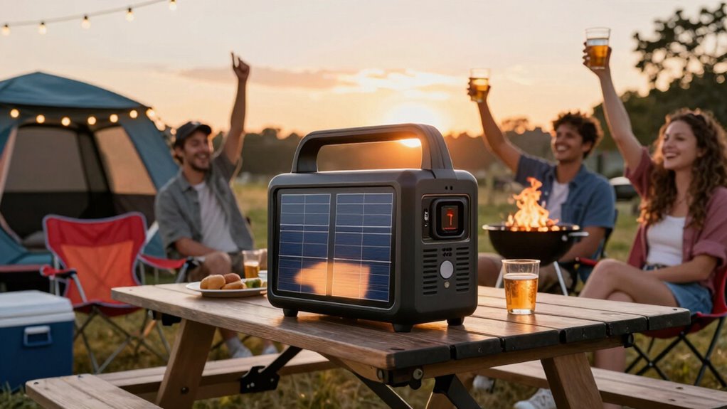 portable high capacity solar generator