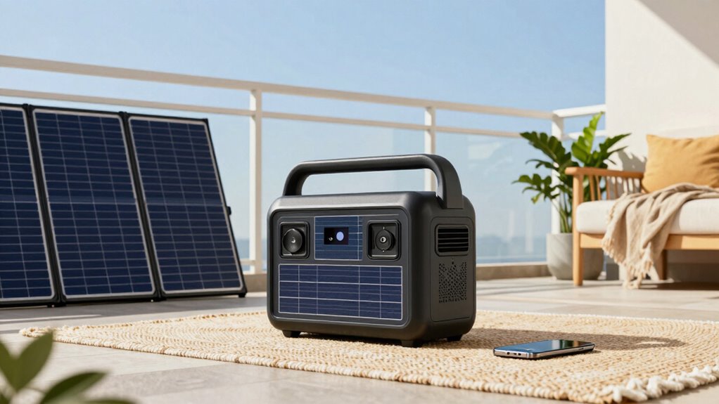 portable low maintenance solar backup