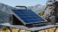portable solar backup system