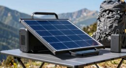 portable solar backup system