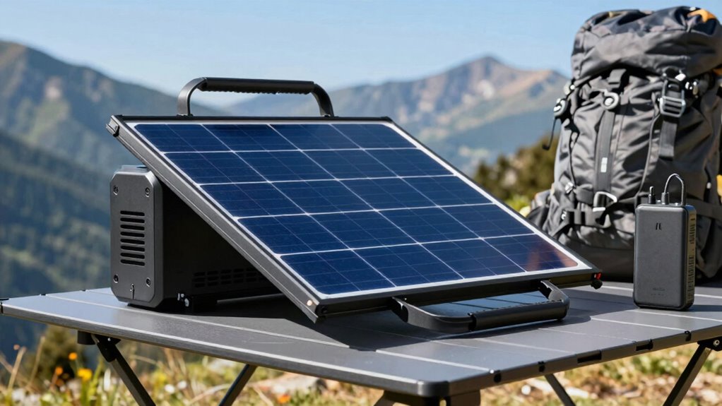 portable solar backup system