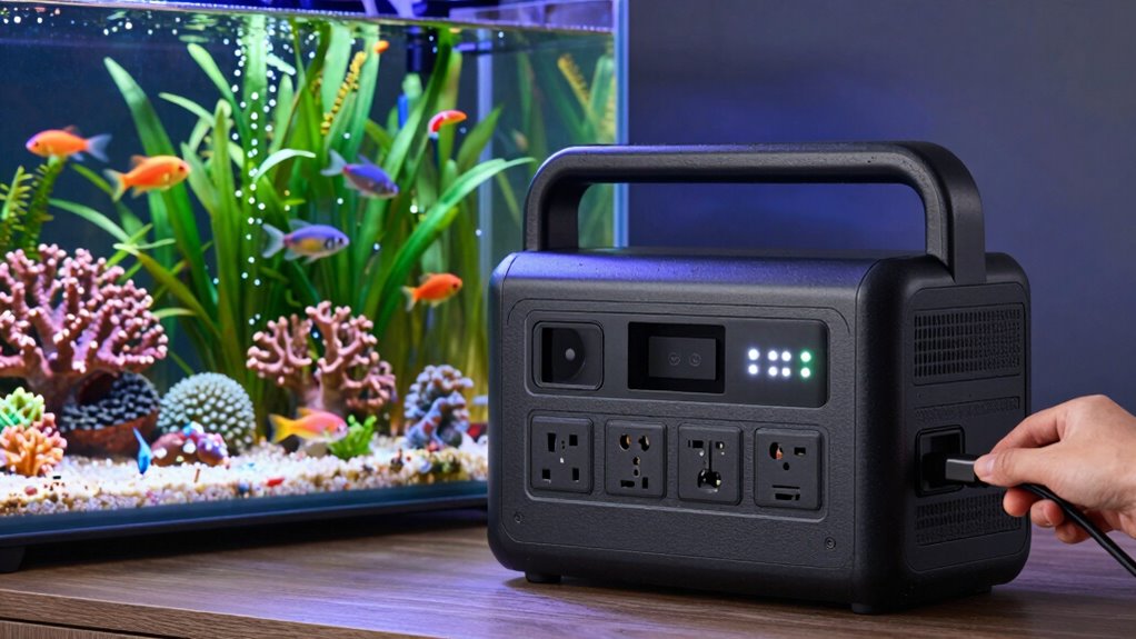 power backup for aquariums