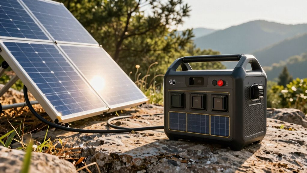 quick solar generator recharging