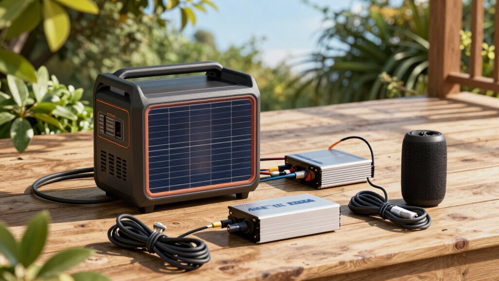 quiet solar backup system