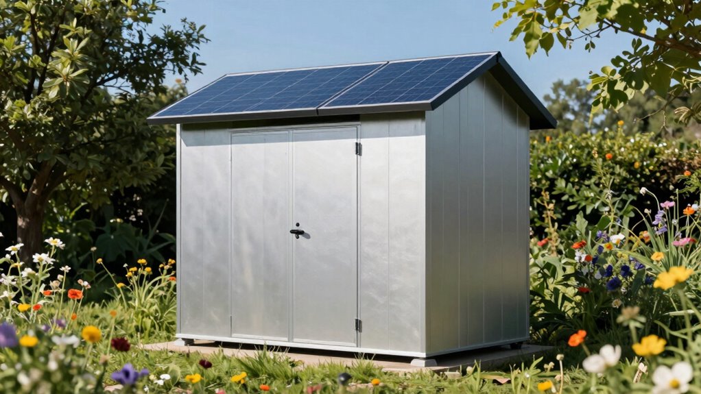 remote solar shed advantage