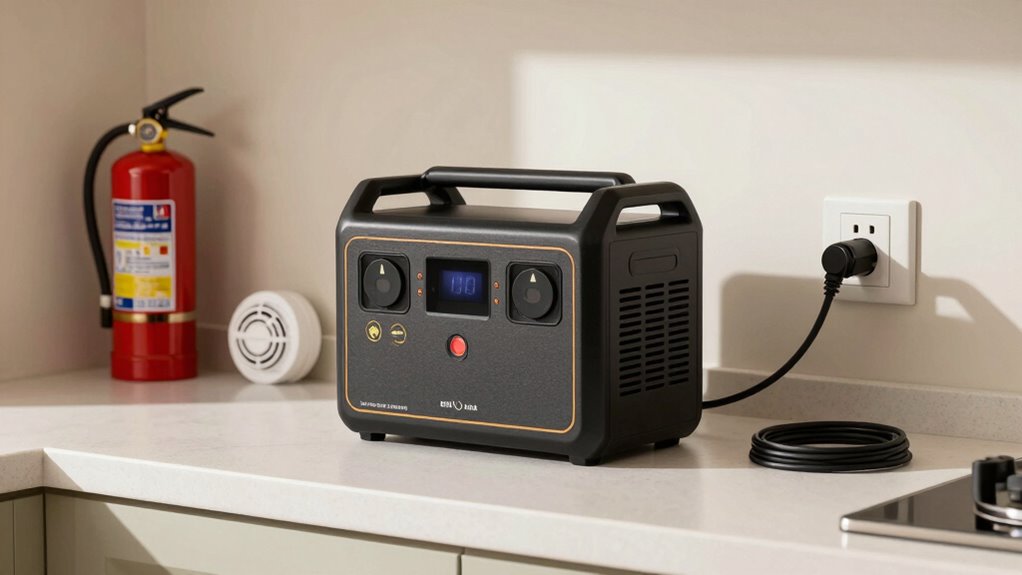 safe indoor power station use