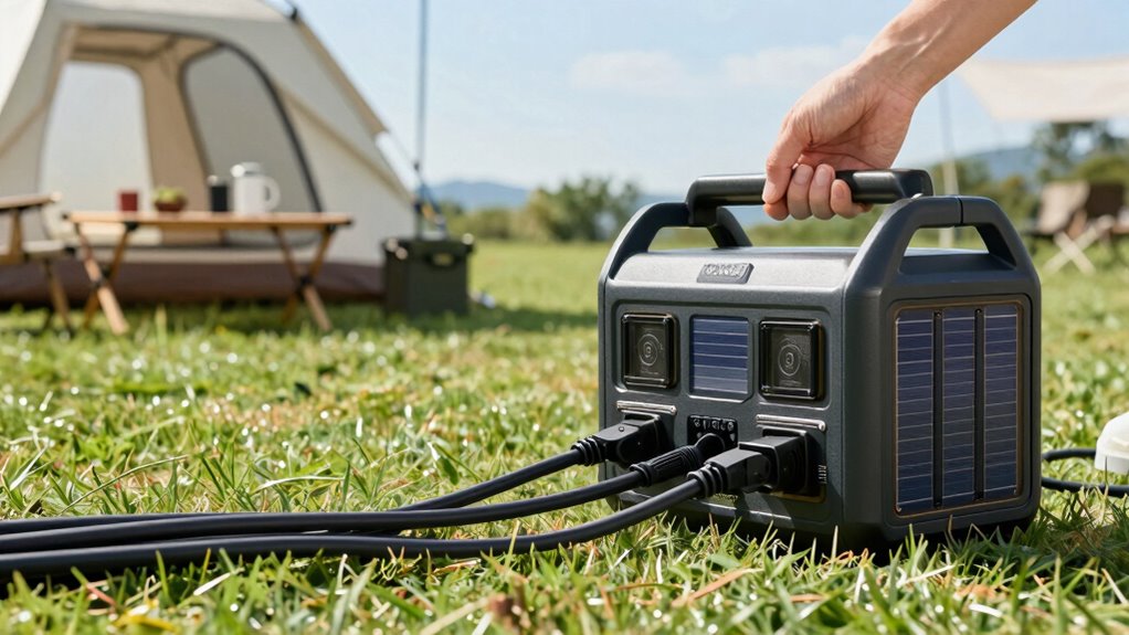 safe solar generator extension