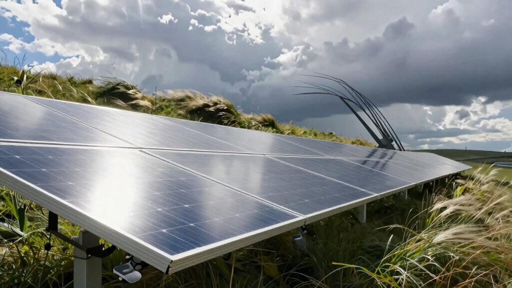 secure lightweight panels against wind
