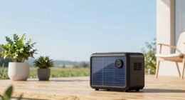 small solar power setup