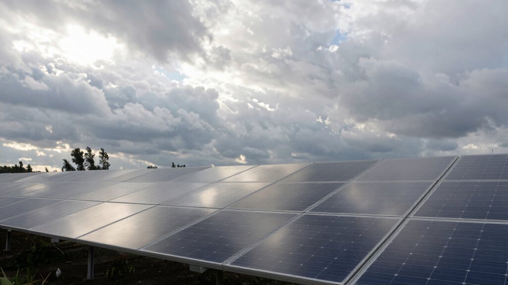 solar charging on cloudy days