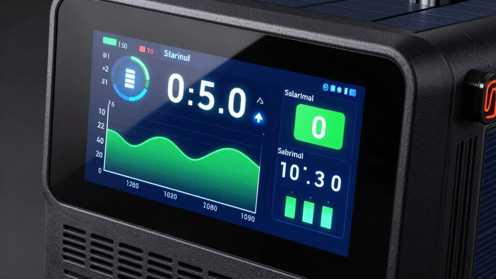 solar generator display insights