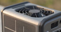 solar generator fan noise