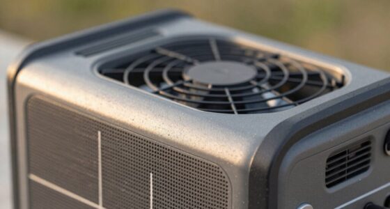 solar generator fan noise
