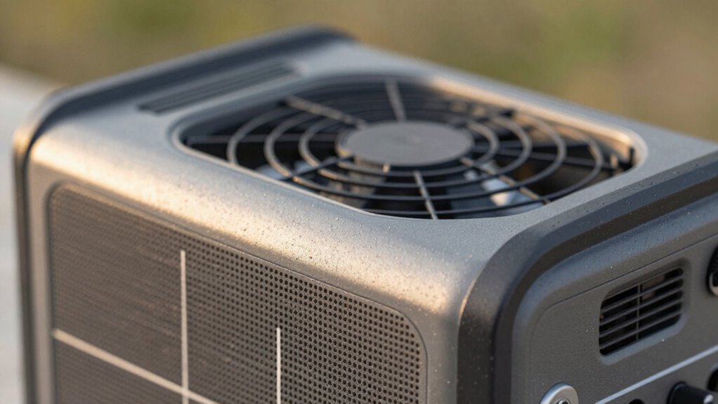 solar generator fan noise