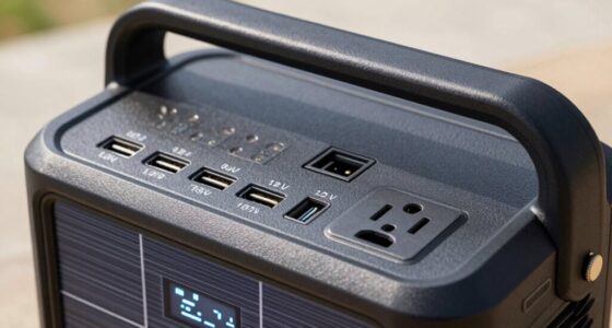 solar generator port features