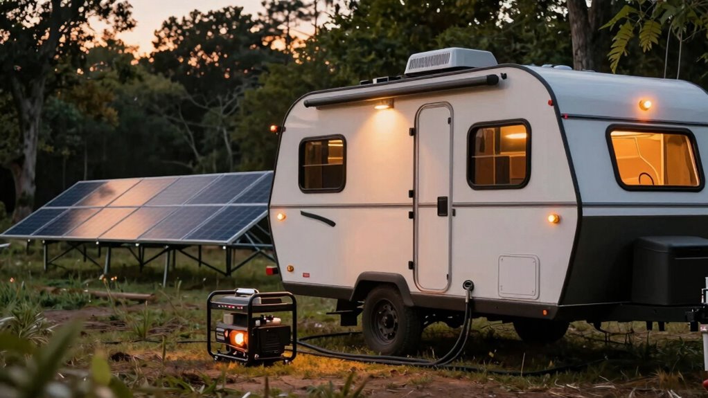 solar powered backup energy system