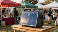 solar powered pop up shops